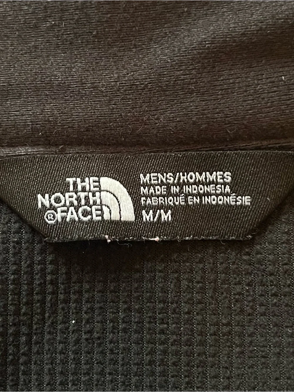 The North Face Black Zip-Up Jacket Mens Size M Casual Neutral Winter Outerwear
